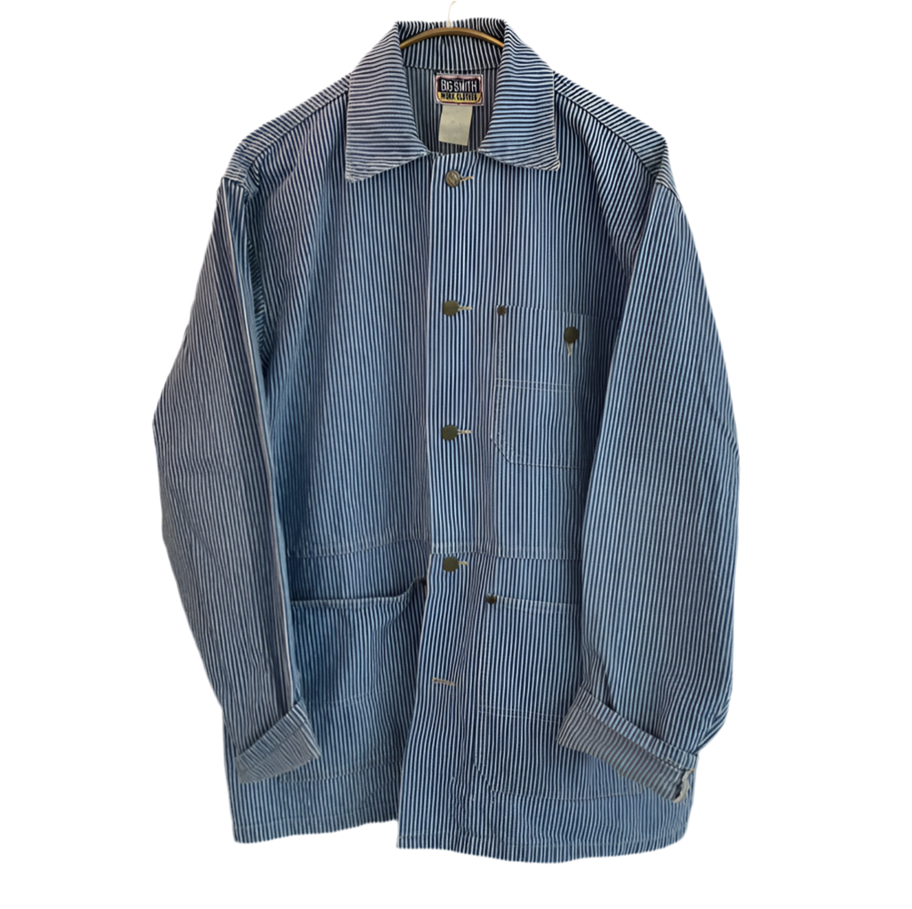 Vintage Big Smith Chore Coat - Hickory Stripe