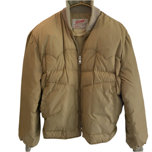 Vintage Schott NYC Down Quilted Jacket - Green