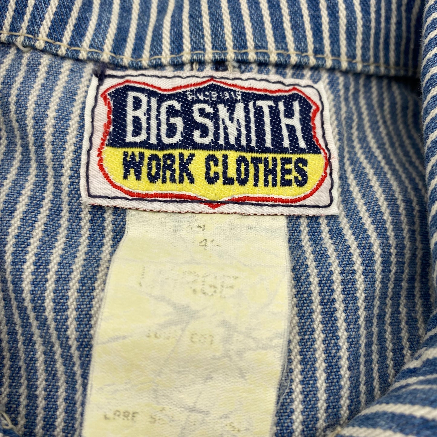 Vintage Big Smith Chore Coat - Hickory Stripe