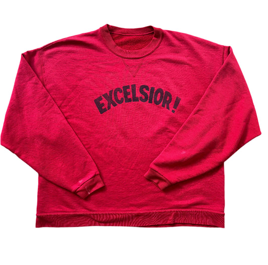 Vintage Excelsior Shop Sweatshirt - Red