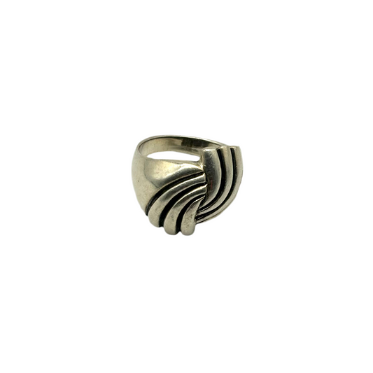 Vintage Art Deco Swirl Ring