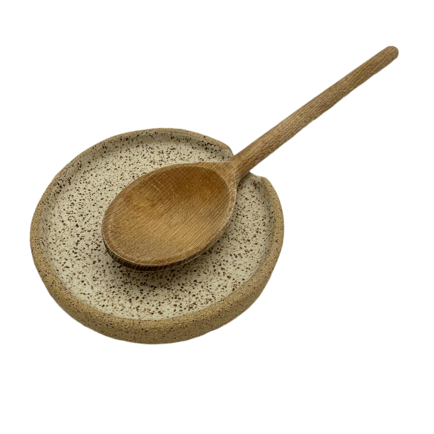 Lucky Penny White Spoon Rest