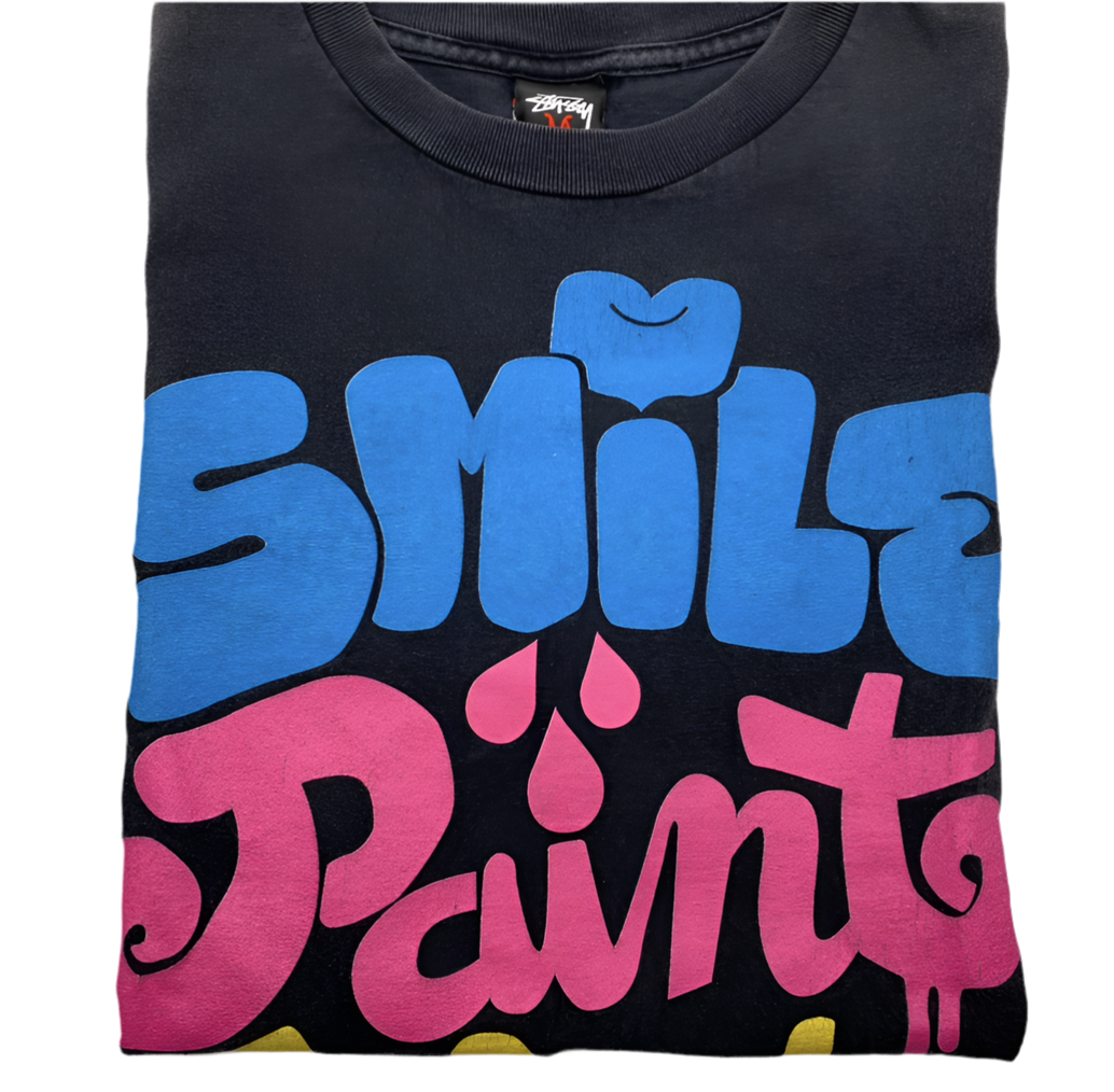 Vintage Stussy Smile/Skate Tee