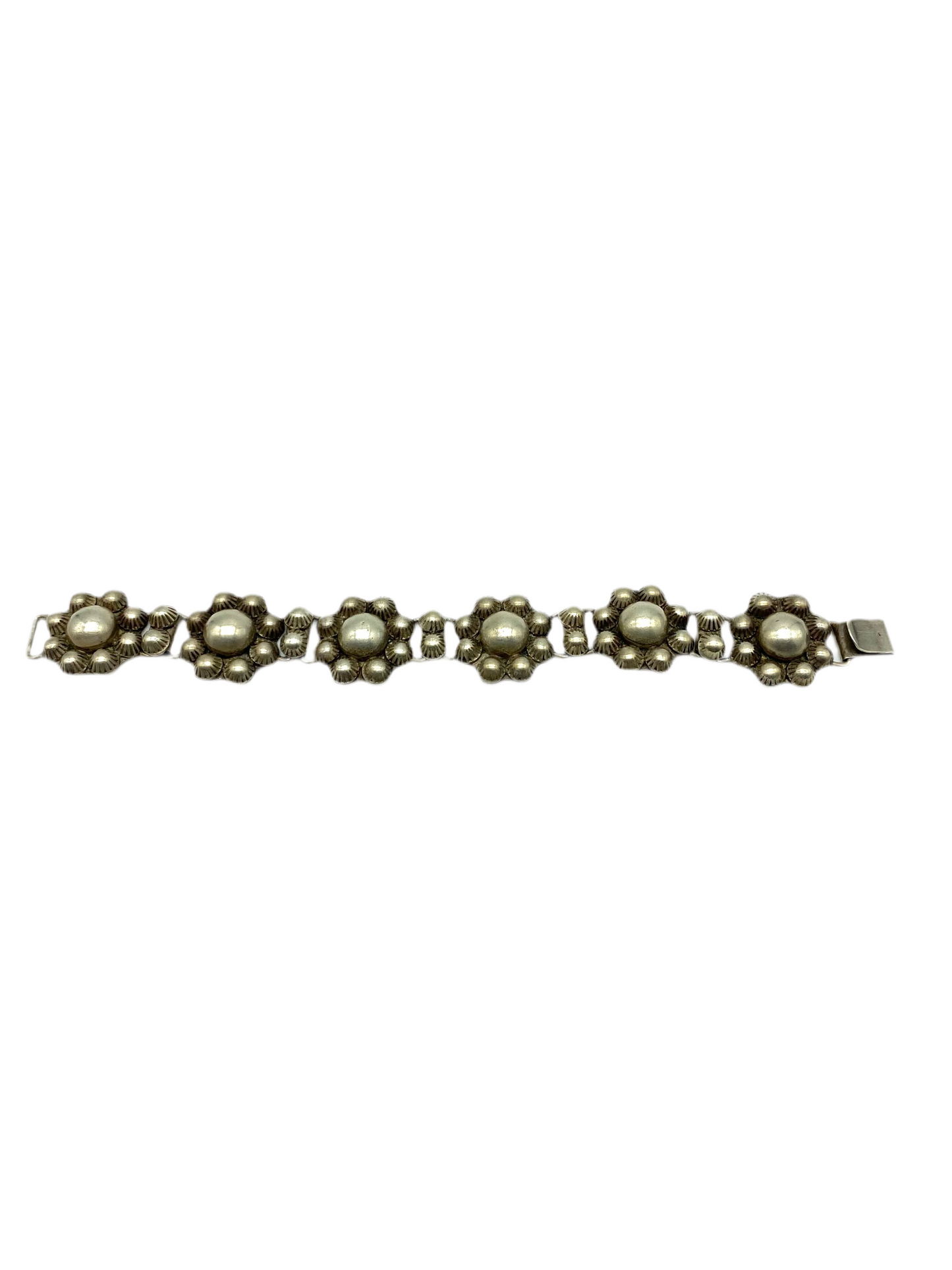 Vintage Silver Daisy Bracelet