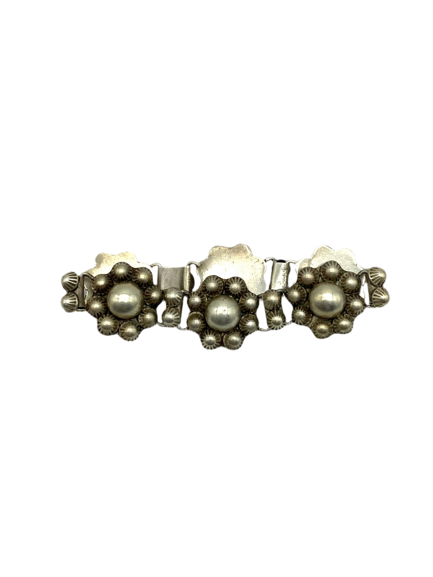 Vintage Silver Daisy Bracelet