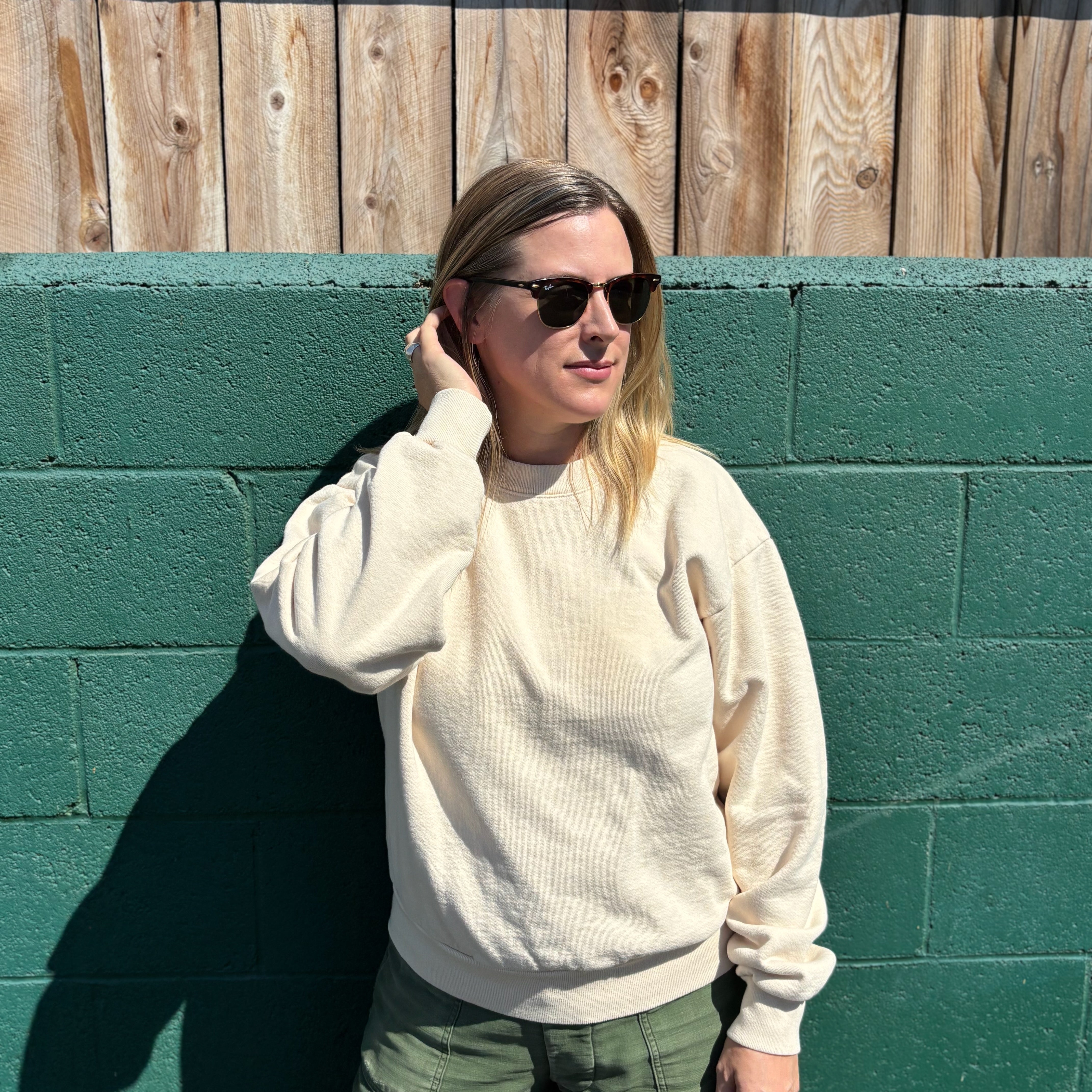 Varsity Sweatshirt - Natural – CantileverShop
