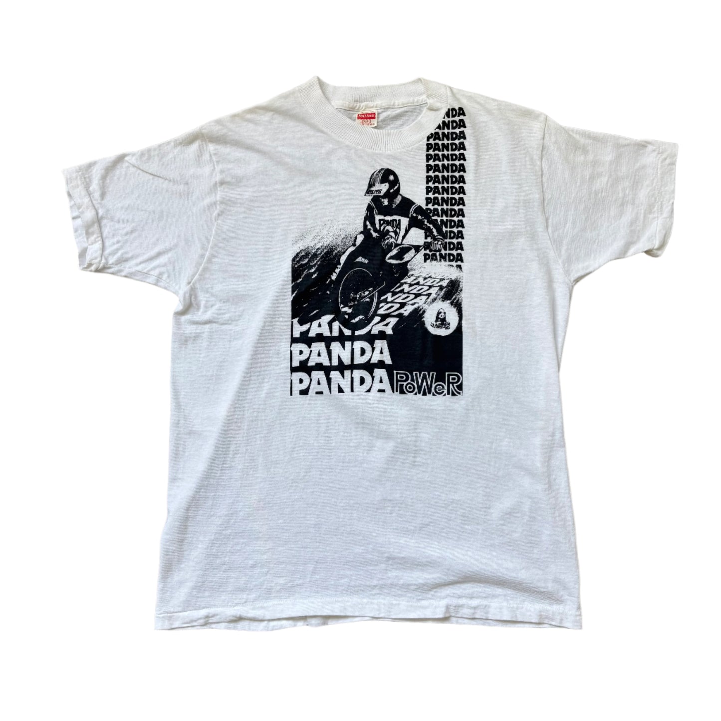 Vintage Panda Motorcycle T Shirt