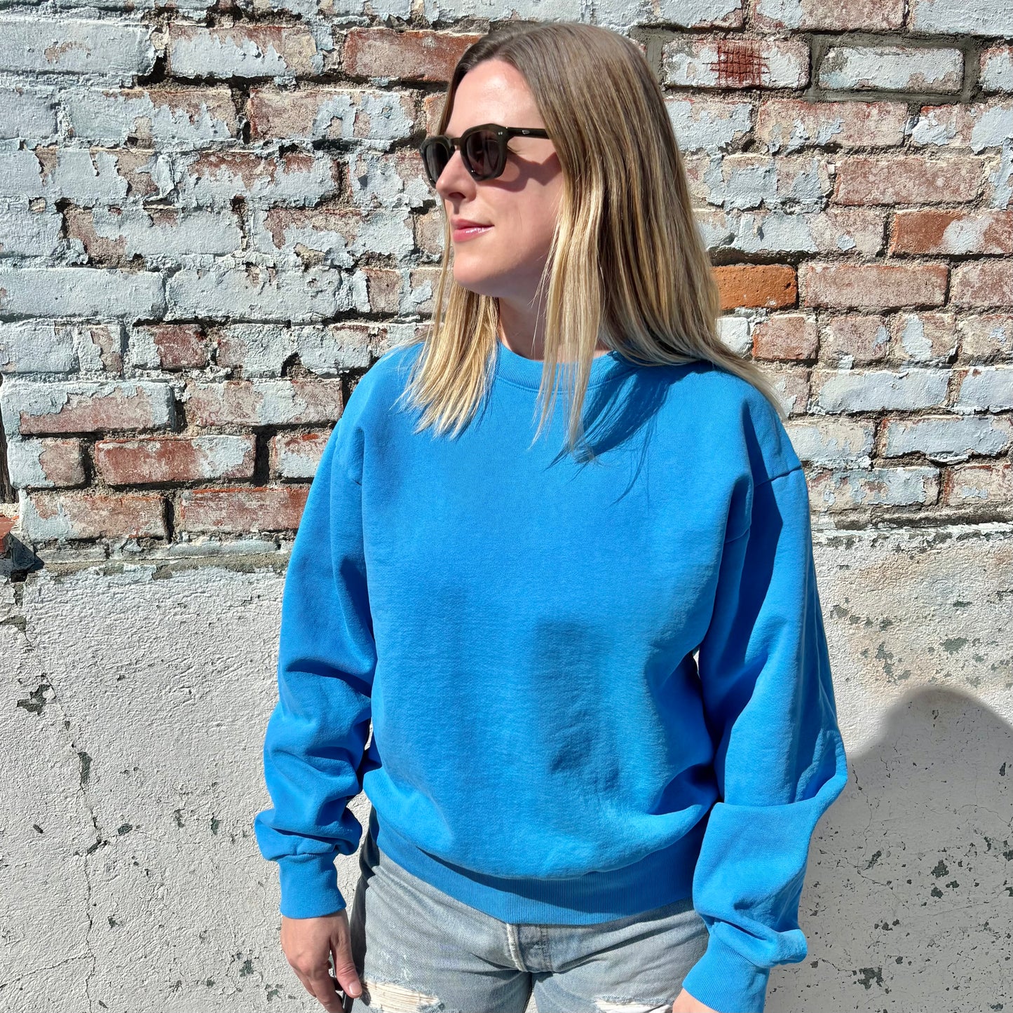 Varsity Sweatshirt - Sapphire